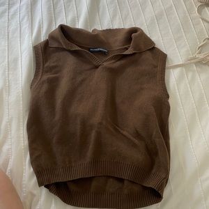 Brandy Melville brown sweater top